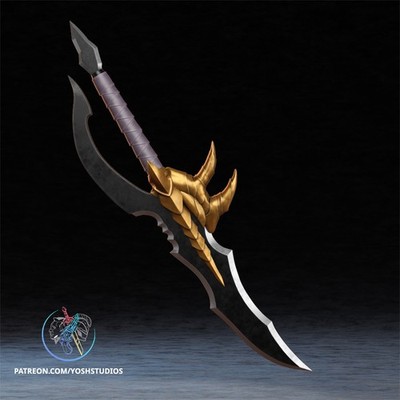 Venom Fang Dagger Solo Levelinger — 3D Printed RAW DIY Cosplay Kit