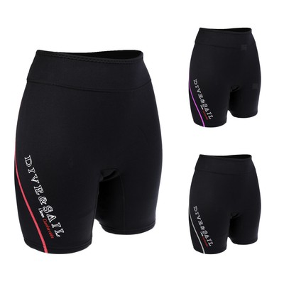 Damen Herren 1,5mm Neopren Shorts Badehose Tauchen Schnorcheln Surfen Pants