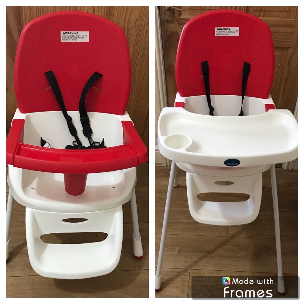 baby low chair with tray