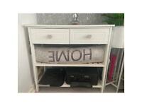 White console table 