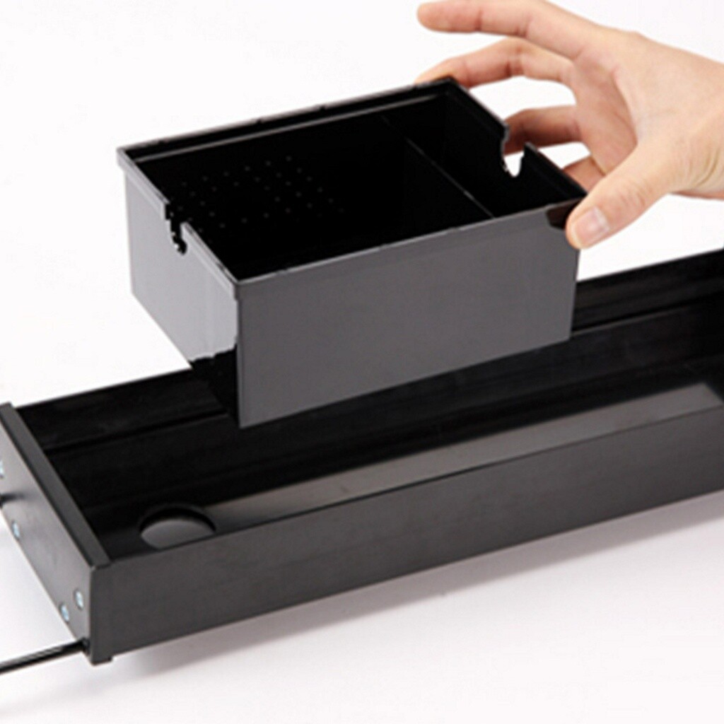 2PCS Plastic Durable Black Trickle Box Filter Case Filter Box for Home