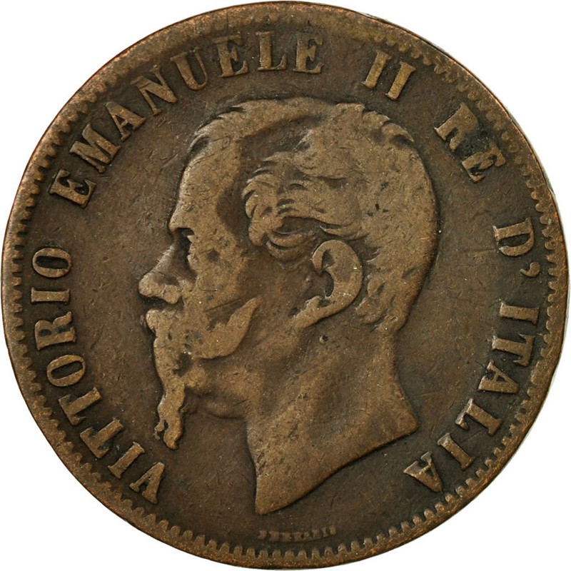 [#530859] Monnaie, Italie, Vittorio Emanuele Ii, 10 Centesimi, 1867, Birmingham,