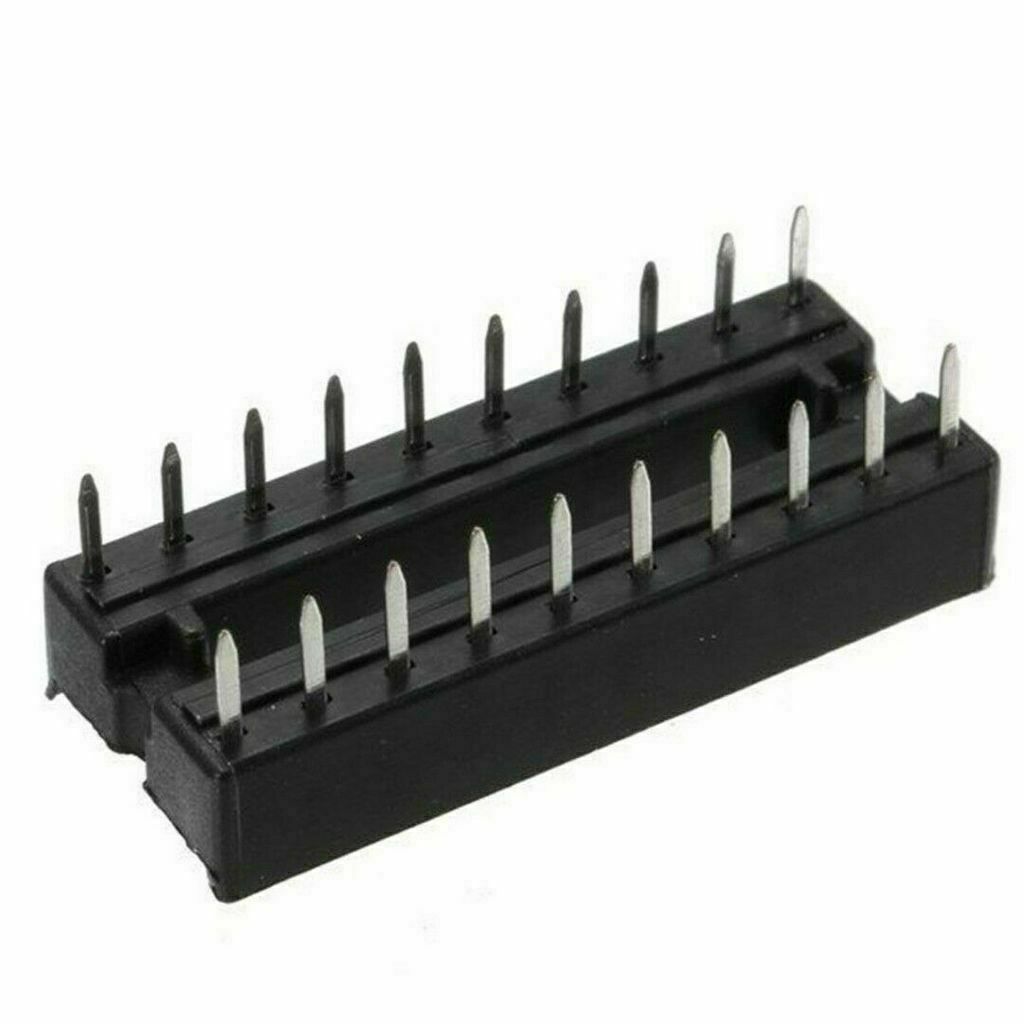 66pcs DIP IC Socket Adaptor Solder Type Socket Kit 6 8 14 16 18 20 24 28 Pin
