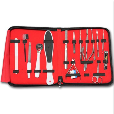 Capra-Falconeri Professional Manicure And Pedicure Grooming Kit 17 PCS Man Women