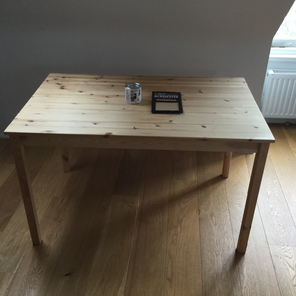 INGO IKEA TABLE Seats Four Untreated pine + Bees wax stain