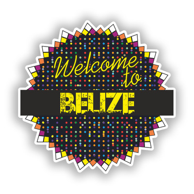2 x Welcome To Belize Vinyl Stickers Travel Luggage #7792Â 