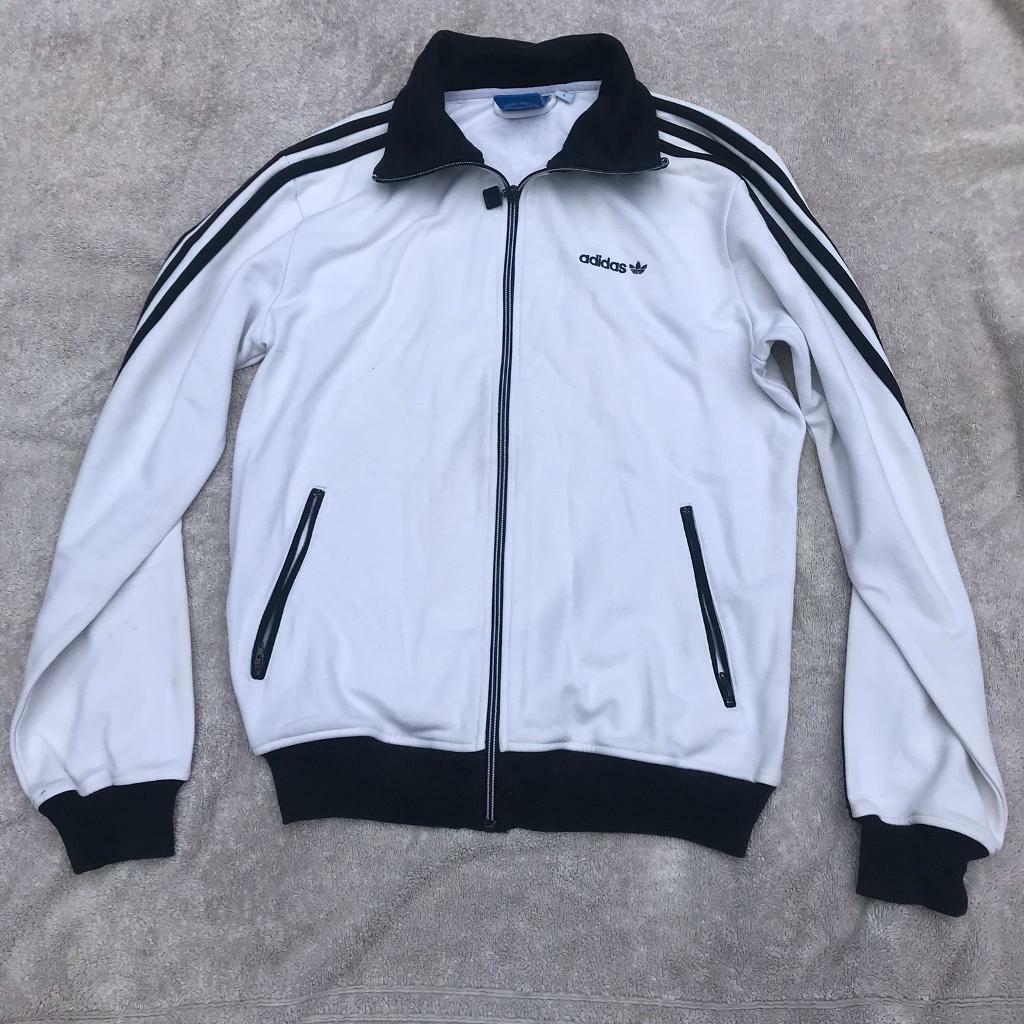 adidas beckenbauer jacket white