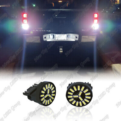 2x 3157 3156 White Backup Reverse LED Lights For 1990 - 2010 2011 Ford Ranger