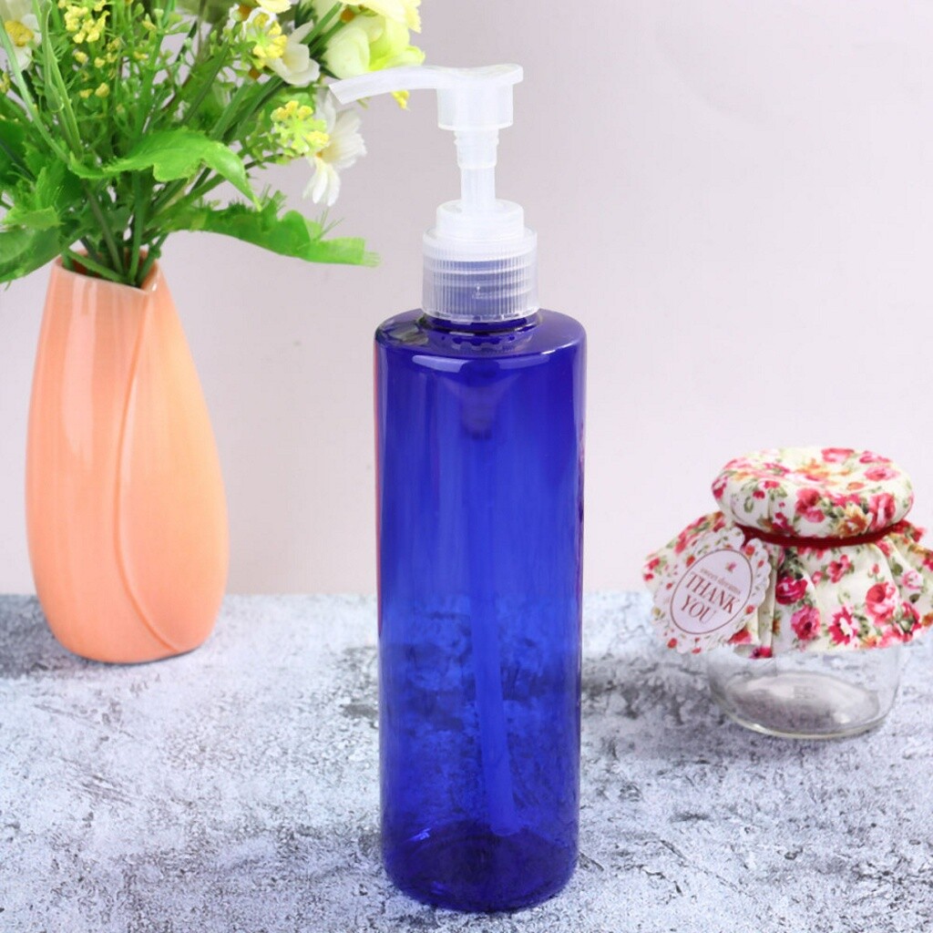 Download 6pcs Press Bottles Refillable Empty 250ml Plastic Shower Gel Liquid Pump Bottles | eBay