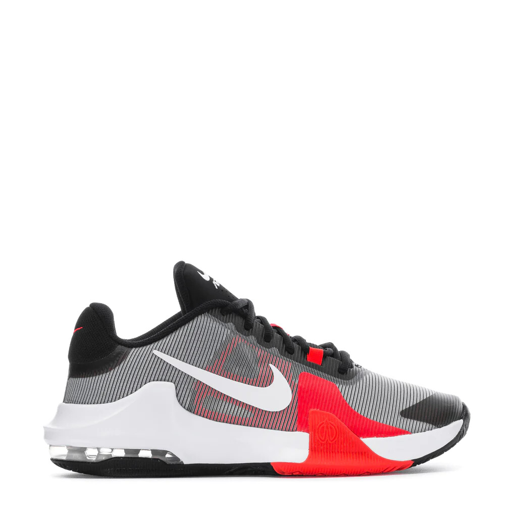 

Мужские кроссовки NIKE AIR MAX IMPACT 4 DM1124-005 Black/White/Bright Crimson, Серый, Nike Air Max Impact