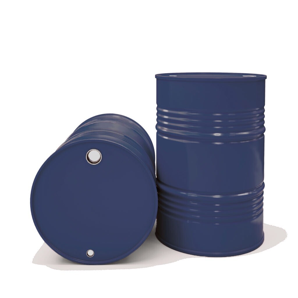 Clean Steel Oil Drums, 45 gallon. 4 available. Use for bbq’s, fire pits ...