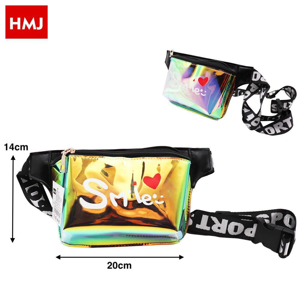 Borsa Borsello Marsupio Porta Tutto Tpu Smile Moda Donna hmj