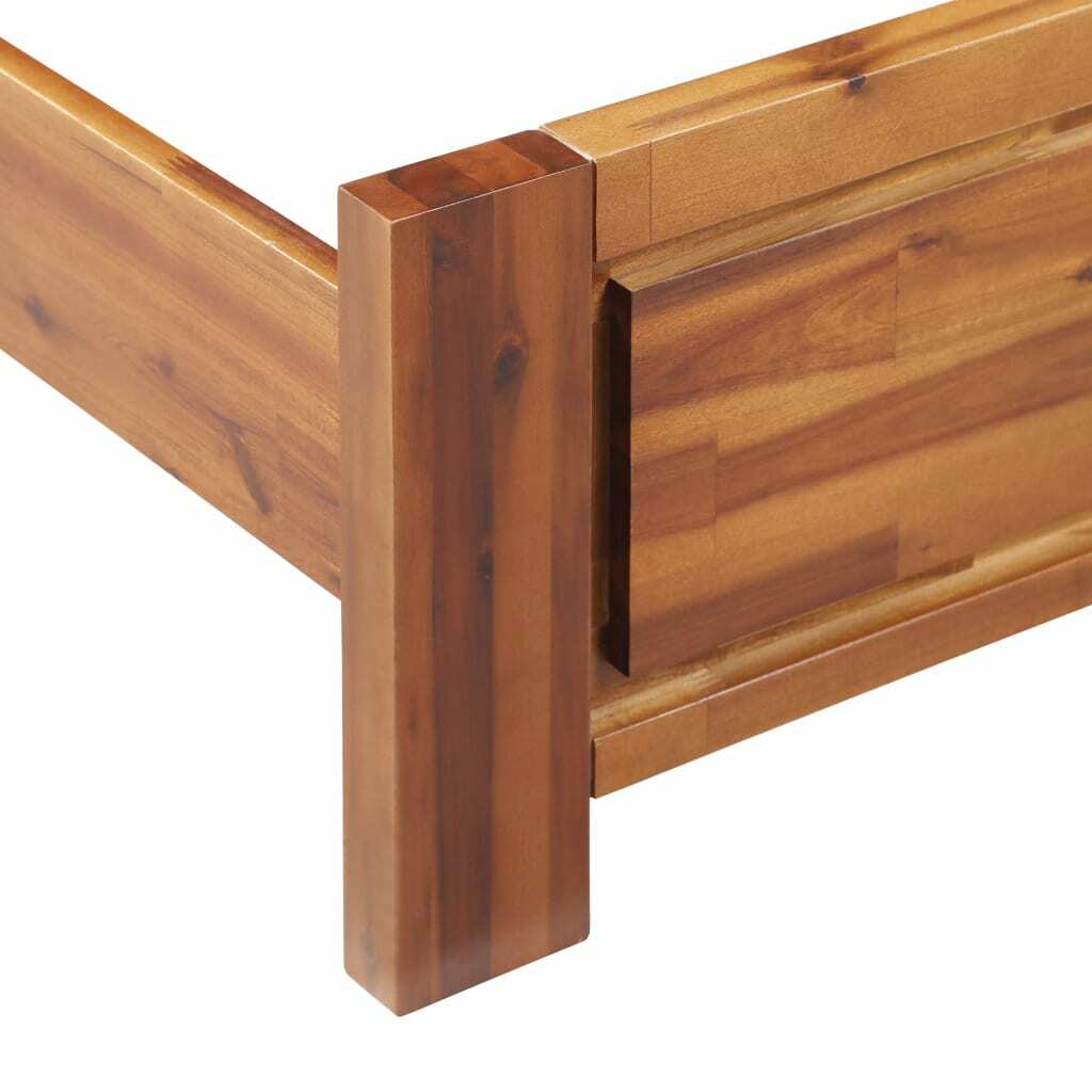 vidaXL Akazie Massiv Bettgestell 120x200cm Doppelbett ...