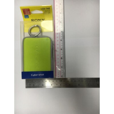 Sony LCS-TWE Camera case for DSC W/T Series Green bag US*us