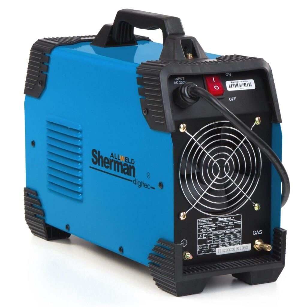 TIG WELDER 200 AMP Pulsed Welding Machine SHERMAN MULTIPRO DC HF in