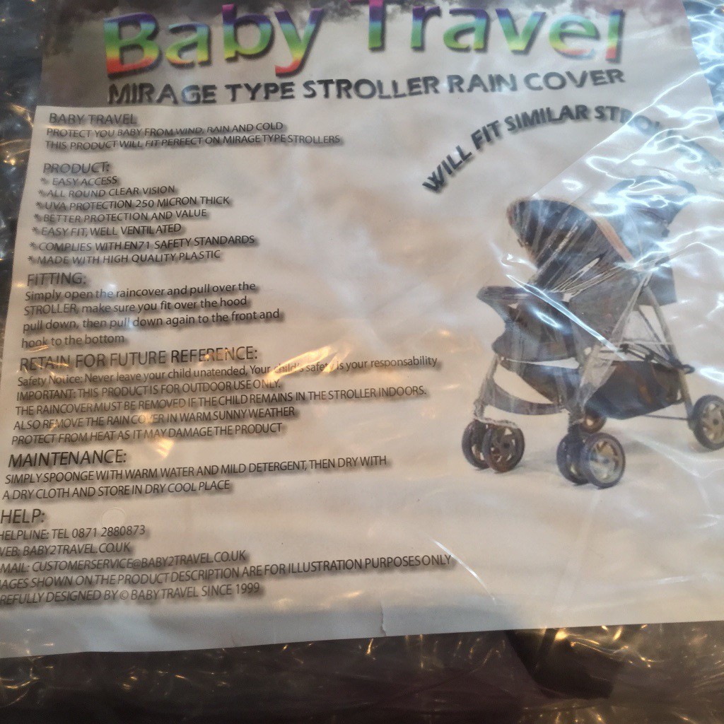 hamilton stroller rain cover