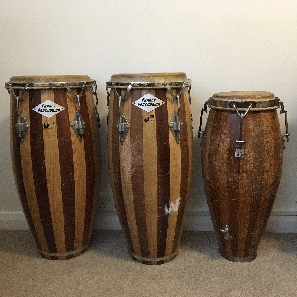 Congas / Set of 3 vintage conga drums in Camden Town, London Gumtree