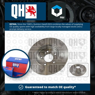 2x Brake Discs Pair Solid fits MERCEDES CLK200 A209, C209 1.8 Rear 02 to 10 Set