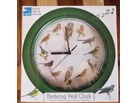 Birdsong Wall Clock - £10