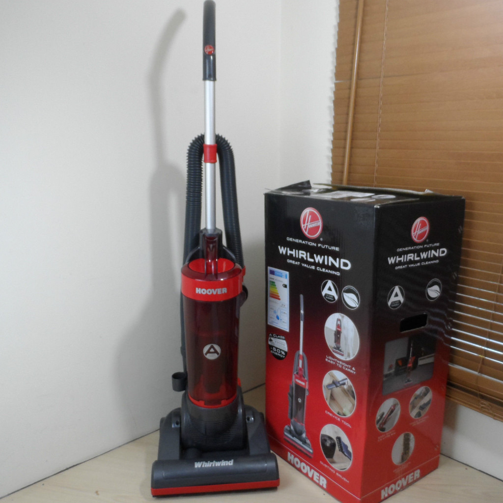 NEW HOOVER WHIRLWIND UPRIGHT BAGLESS VACUUM CLEANER BOXED. INSTRUCTIONS
