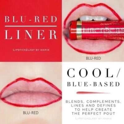 Blu Red LinerSense SeneGence, a Cool Blue-Based Lip Liner. NEW SEALED.