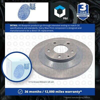 2x Brake Discs Pair Solid Rear 303mm ADM543124 Blue Print Set K01126251 Quality