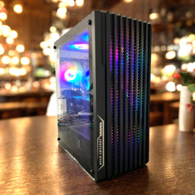 Gaming PC i9-11900 UP TO 64GB RAM 2TB SSD RTX4060 Computer Liquid Cooler WIN-11