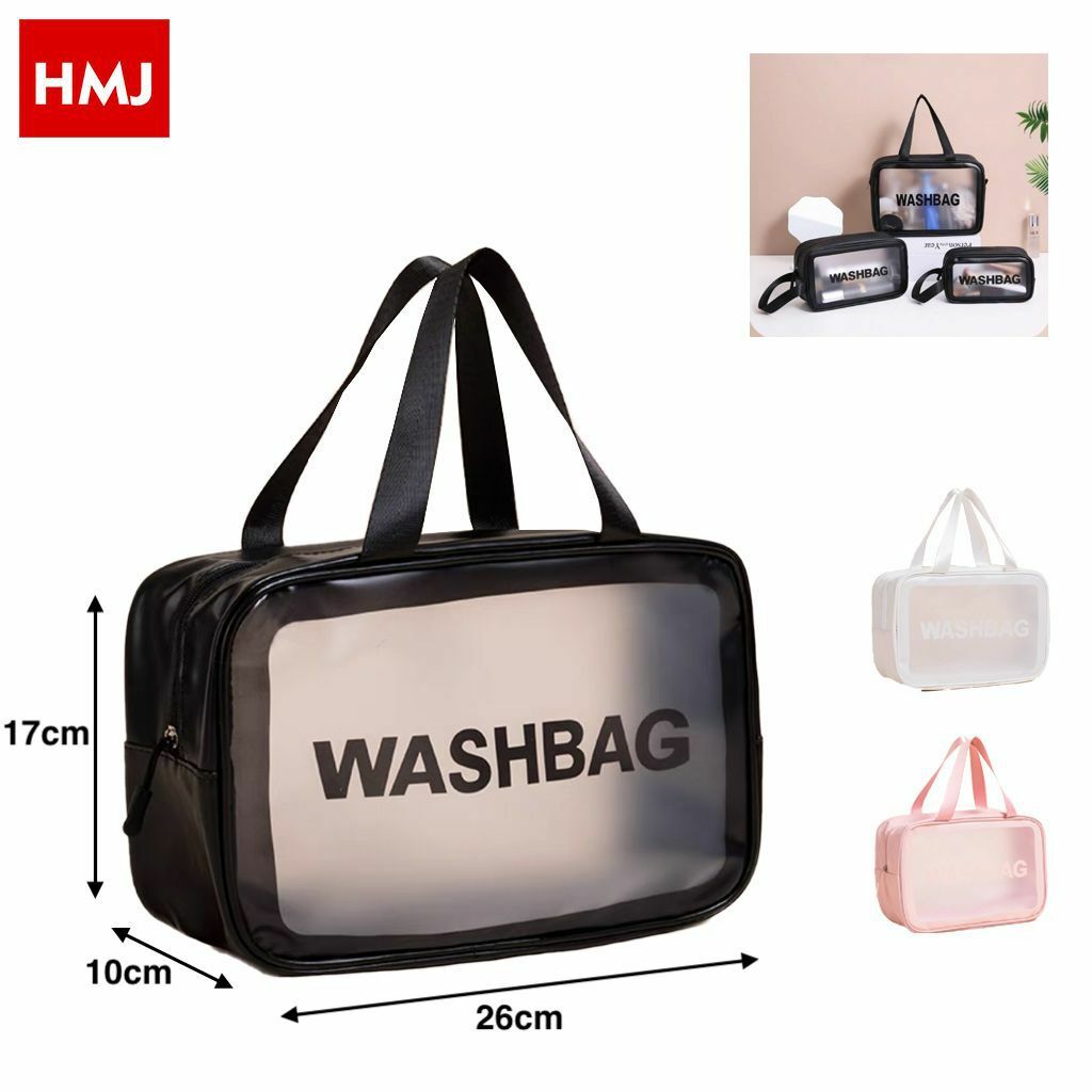 Borsa Pochette Porta Trucco Make Up Viaggio WashBag 17x20x26cm hmj