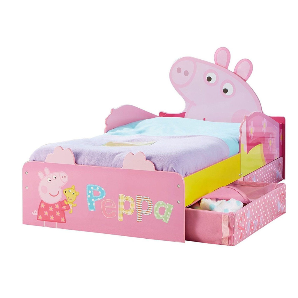 Kids Toddler Bed Underbed Storage Girls Bedroom Children ...