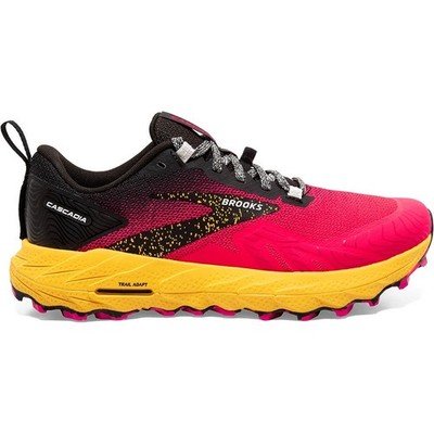 Brooks Cascadia 17 Femme Trail Running Rose Noir Lemon Pointure 39 NEUF