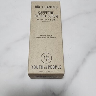 Youth to the People 15% Vitamin C + Caffeine ENERGY SERUM - 1 oz/30 ml  - NEW