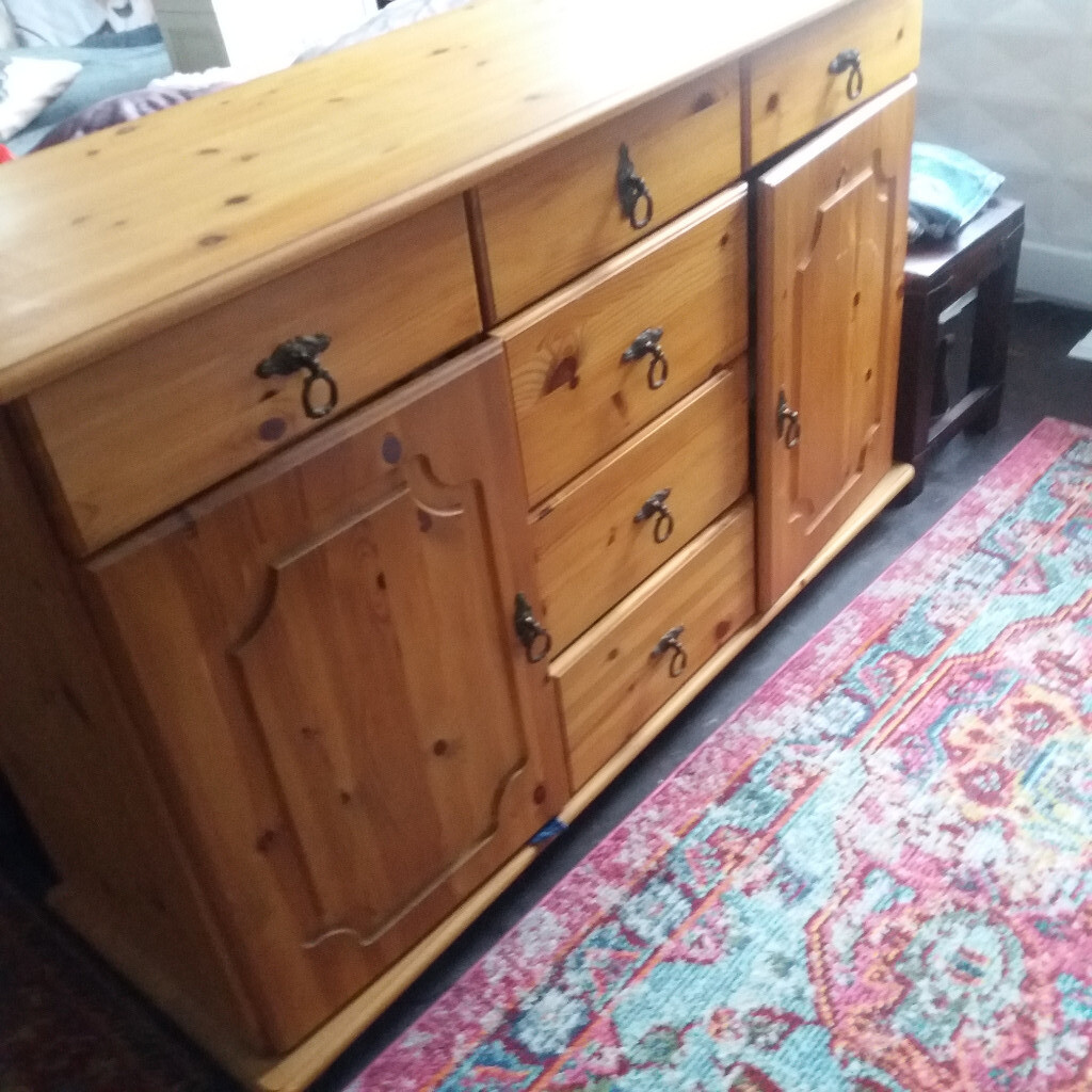 SOLID PINE SIDEBOARD used but in excellant condition in Sutton
