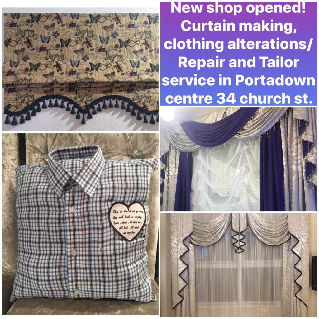 Sewing Curtains Clothing Alteration Shop In Portadown County