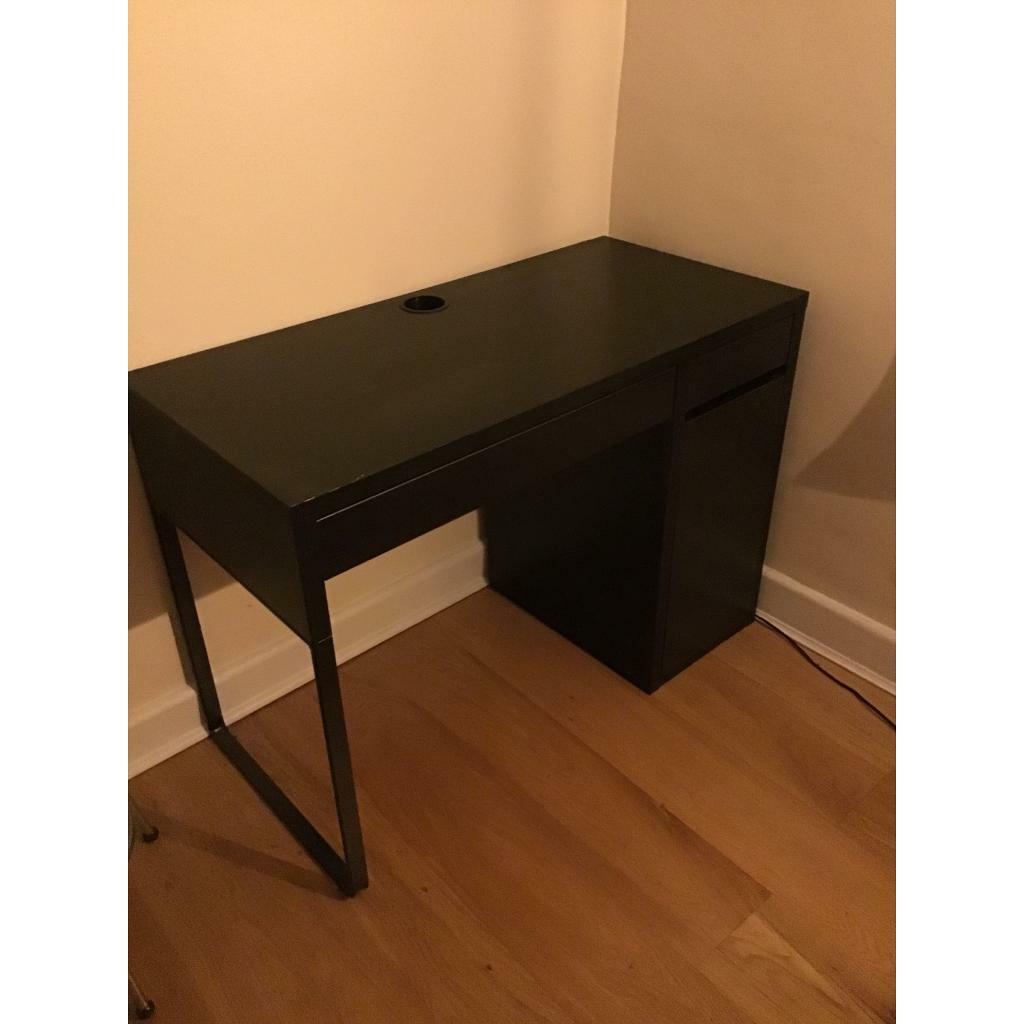 Ikea black brown desk in Wandsworth, London Gumtree