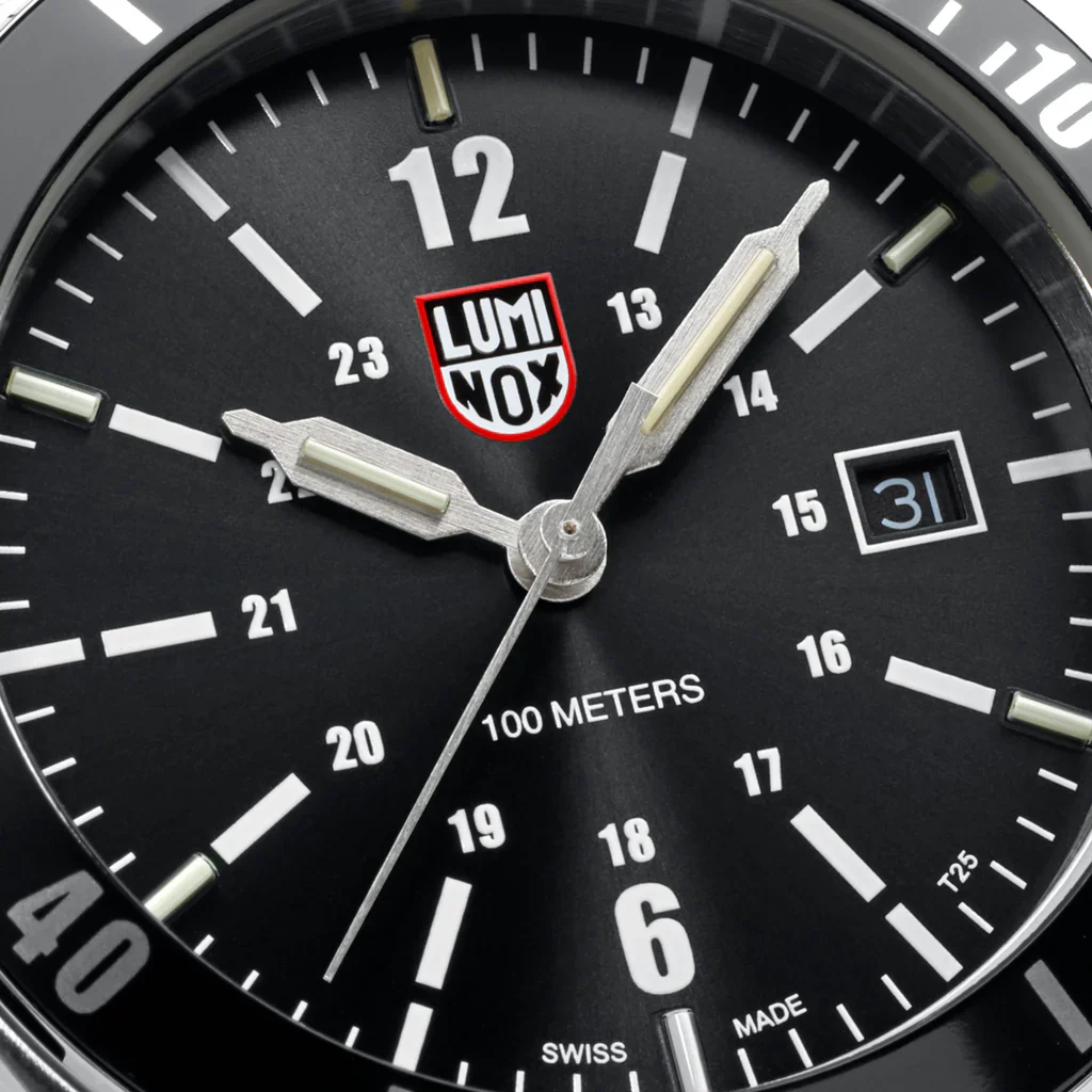 Pre-owned Luminox Sports Timer Sapphire Crystal Black Dial Men's Watch Xs.0911