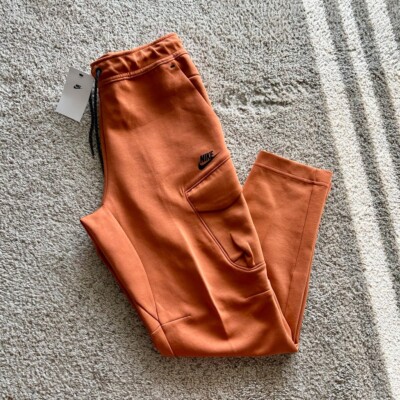 NEW Nike Sportswear Tech Fleece Utility Joggers Orange DM6453-825 Mens Size M