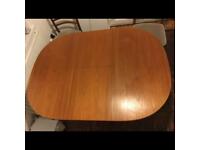 Solid wood retro g plan extending dining table no chairs included