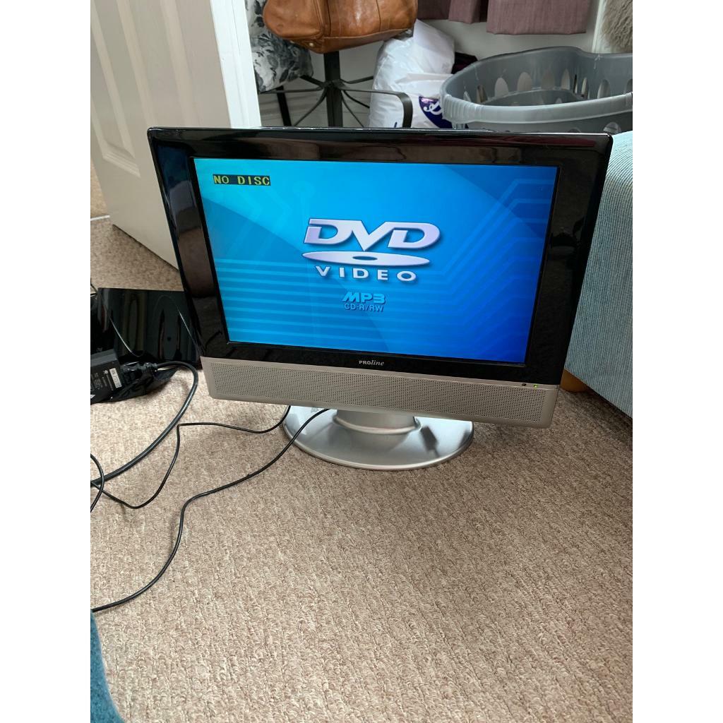 15” TV. In built DVD player. Digital aerial in Bristol