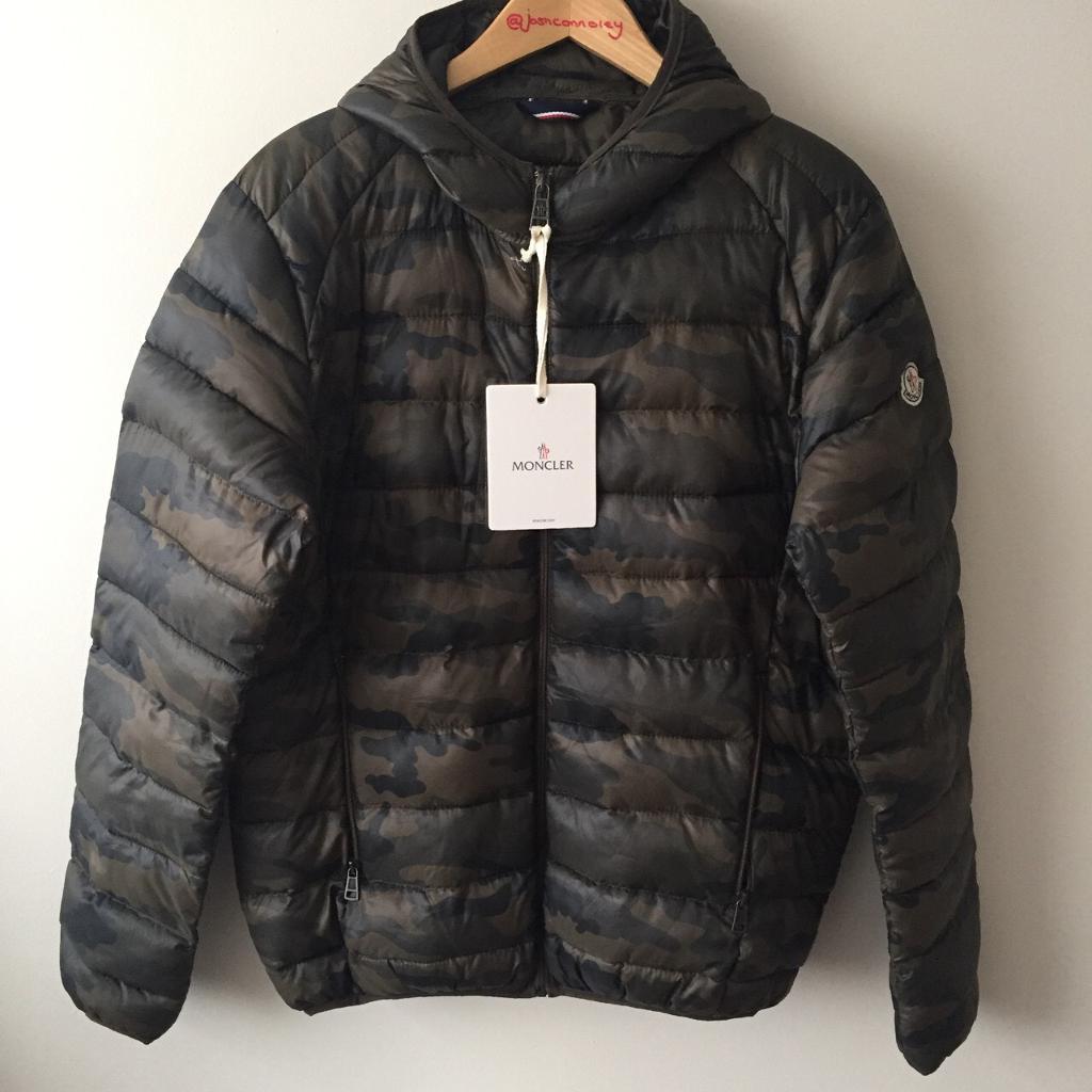 Mens Camo Moncler Down Jacket Size Medium | in Cheshunt, Hertfordshire ...