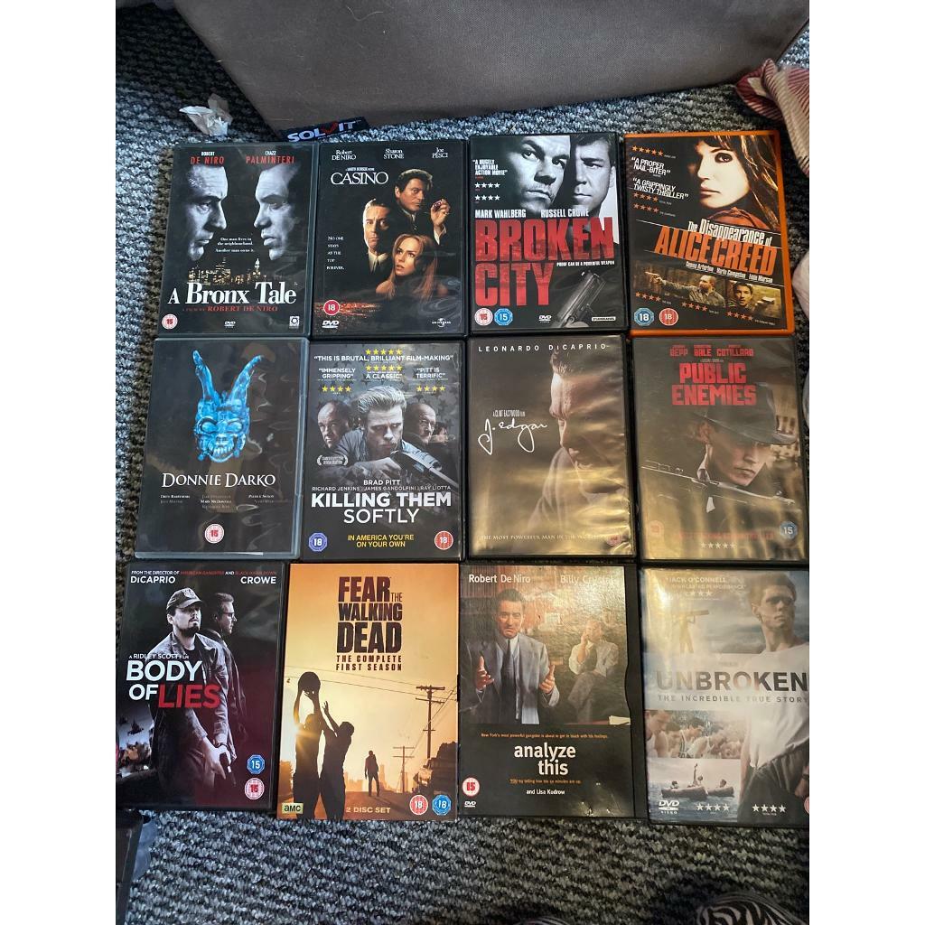 Job Lot x 12 DVDs Fear Walking Dead Boxset season 1 + 2 in Carnoustie