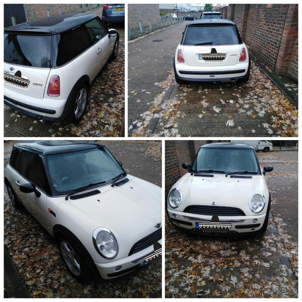 2003 White Mini Manual. Cooper Half Leather AC