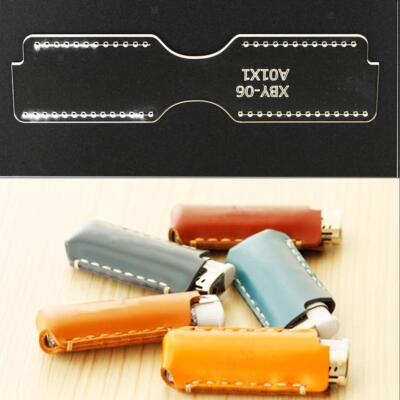 Acrylic  Pattern Stencil Template Ruler Leather Craft DIY Tool