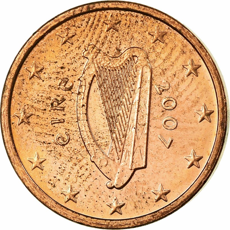 [#699348] Ireland Republic, Euro Cent, 2007, Ttb, Copper Plated Steel, Km:32