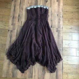 mustard oriental satin bandeau lace up back bodycon dress