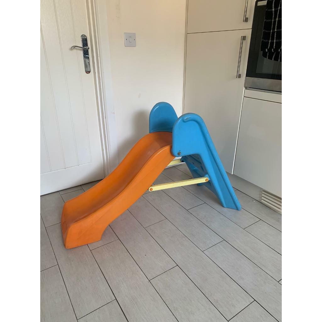little tikes orange and blue slide