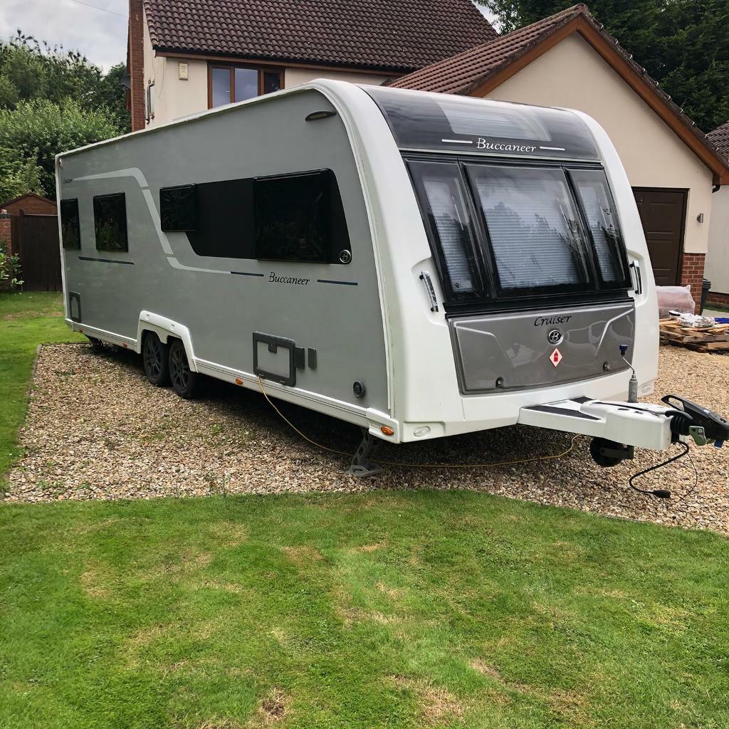 Buccaneer cruiser 2016 8 ft wide 4 berth caravan with leather in