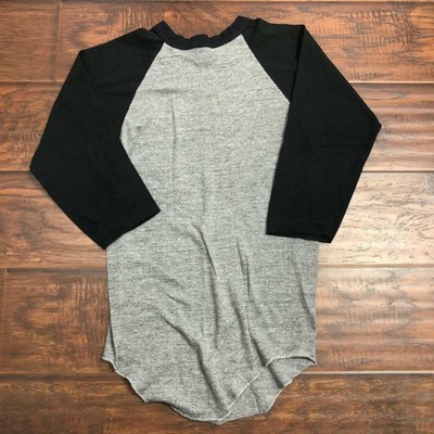 VINTAGE NOS 80S ROCKY MOUNTAIN NATIONAL PARK RAGLAN T SHIRT XS NATURE RAYON