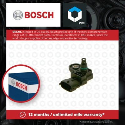 MAP Sensor fits HONDA JAZZ Mk2 1.4 06 to 08 L13A6 Manifold Pressure Bosch New