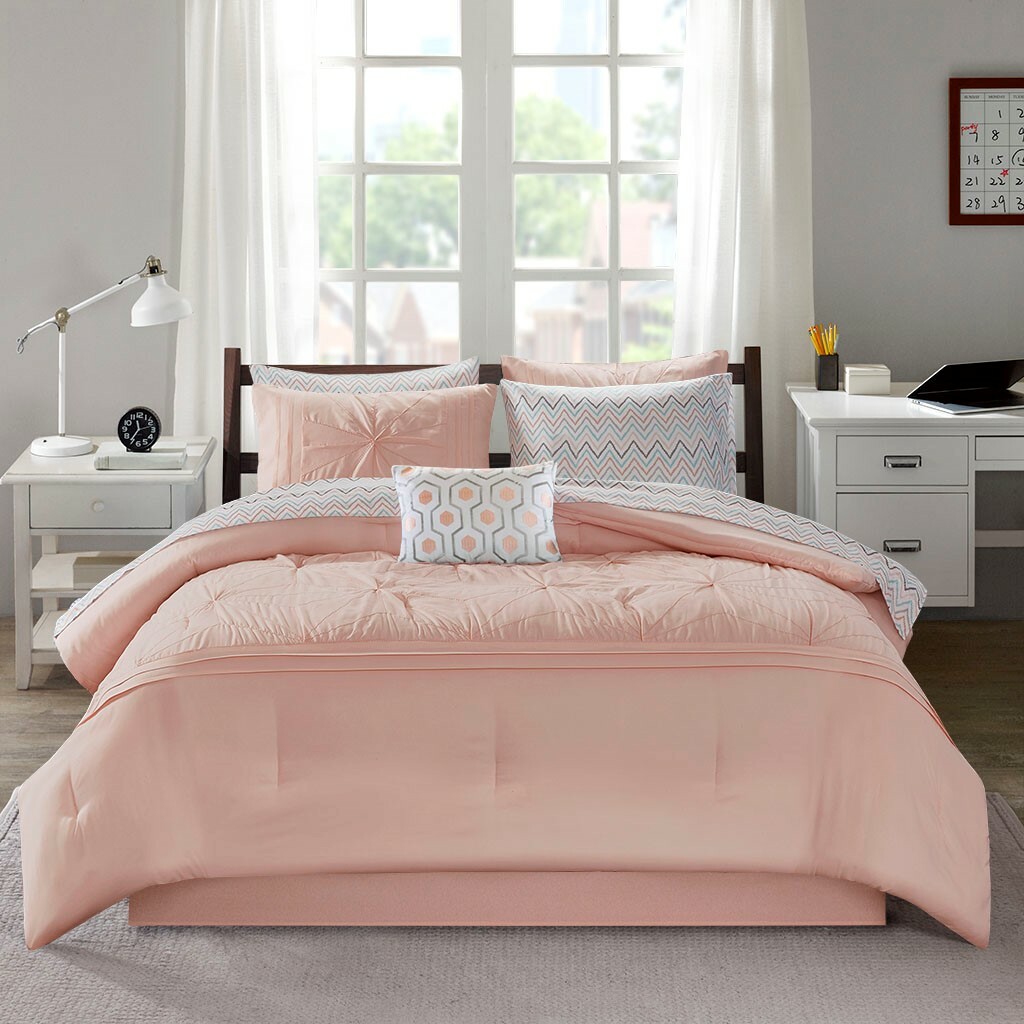 Intelligent Design Queen Embroidered Comforter And Sheet Set ID10-1695  eBay