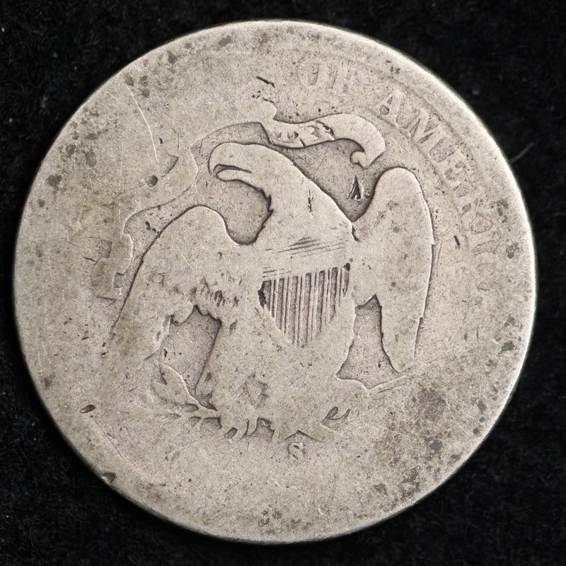 1876-S Seated Liberty Quarter CHOICE FREE SHIPPING E314 RB